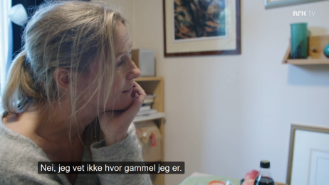 Bildet er en skjermdump fra tv-serien Helene sjekker inn