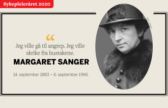 Fotomontasje Margaret Sanger