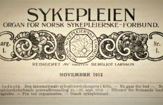 Sykepleiens første utgave fra 1912