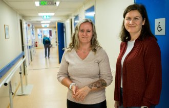 bildet viser Heidi Smestad Hvaal og Christine Lie Krogen