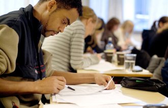 Studenter ved Høyskolen Diakonova i Oslo.