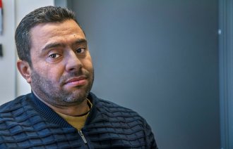 Reportasje om migrasjonshelse. Sykepleiere og asylsøkere. Khalil Meskan, flyktning fra Syria