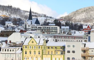 Oversiktsbilde av Harstad kommune