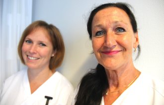 Bildet viser Hanne Louise Hoelstad og May-Britt Stenbro.