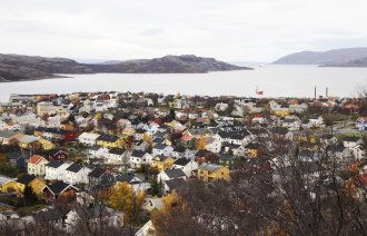 Bildet vkiser Kirkenes