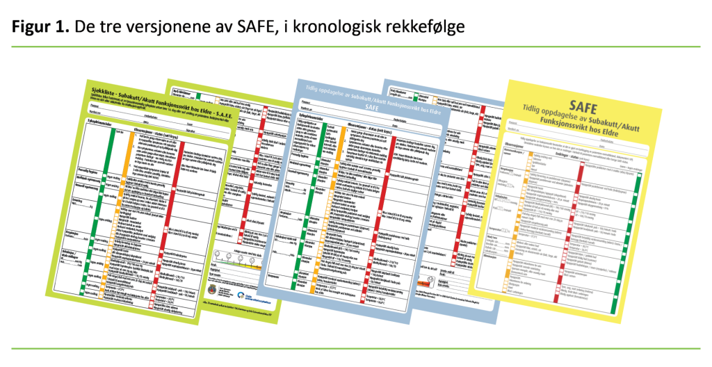 Figur 1: SAFE versjon 1, 2 og 3