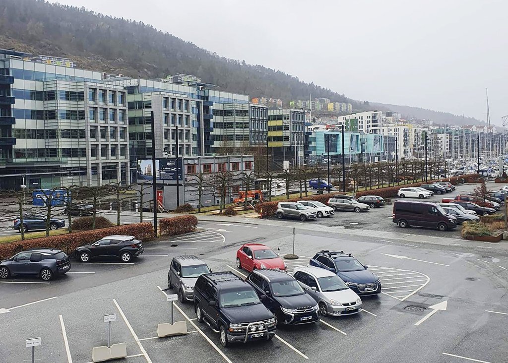 BIlde av Danmarksplass i Bergen