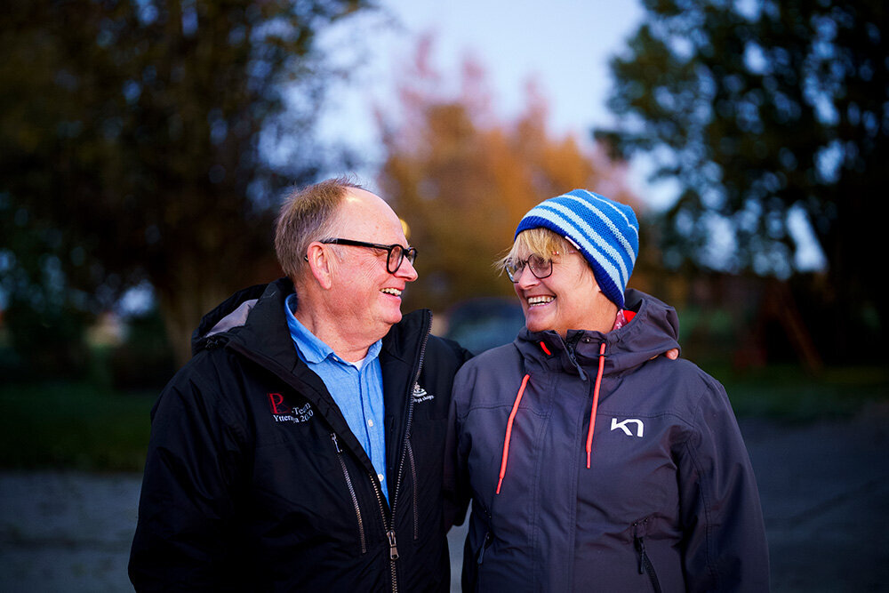 Bildet viser Karl og Anne Marie