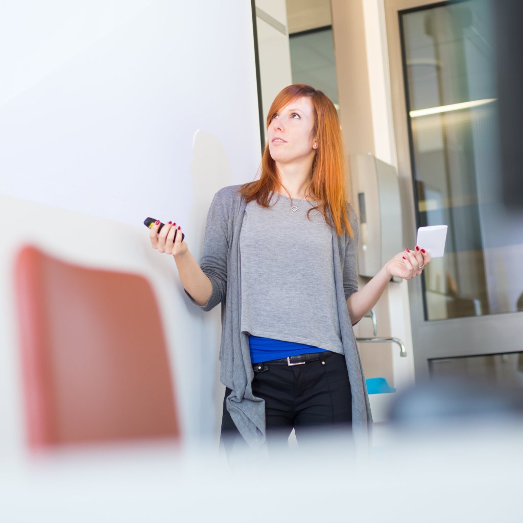 PRESENTASJON: Studentene delte sine erfaringer med kollegene. Illustrasjonsfoto: Colourbox