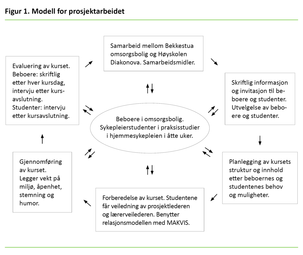 Figur 1. Modell for prosjektarbeidet