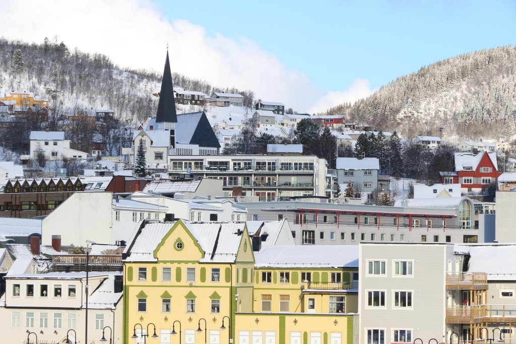 Oversiktsbilde av Harstad kommune