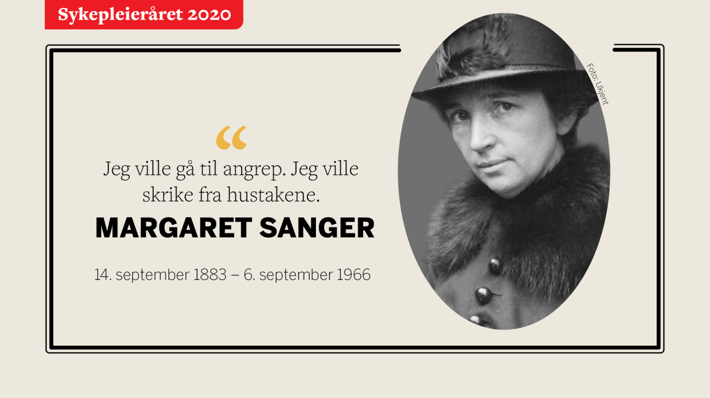 Fotomontasje Margaret Sanger