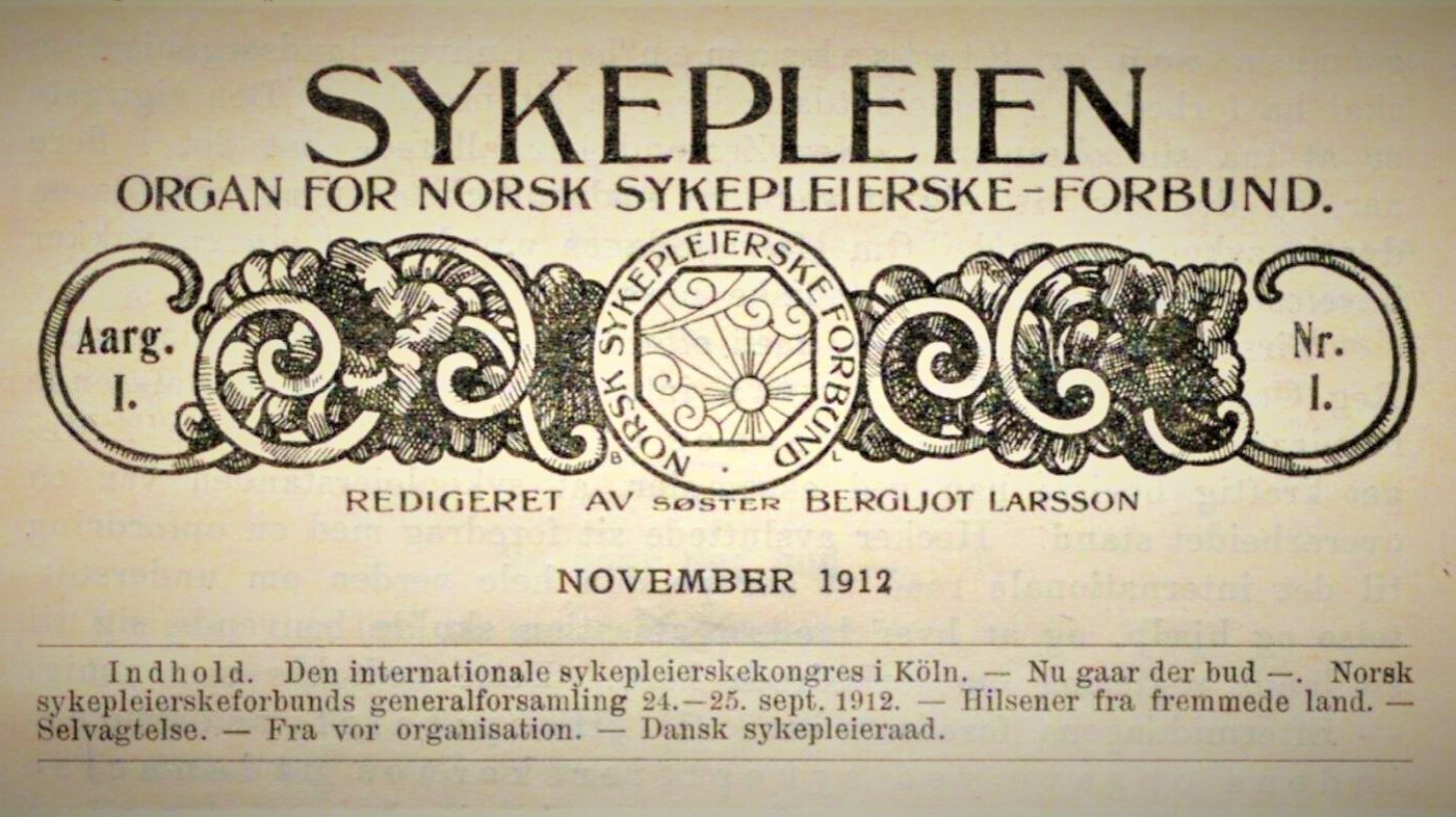 Sykepleiens første utgave fra 1912