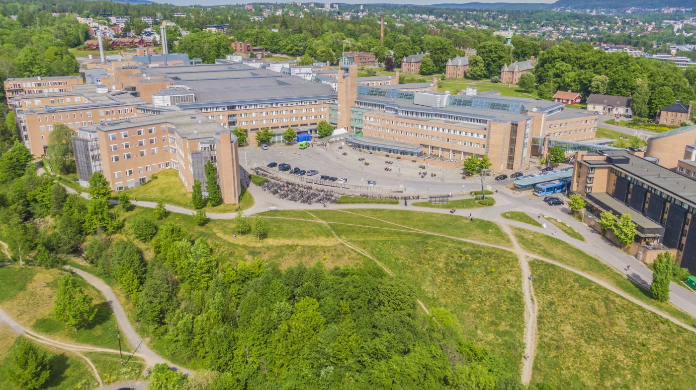 Rikshospitalet sett fra luften