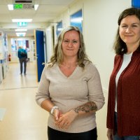 bildet viser Heidi Smestad Hvaal og Christine Lie Krogen