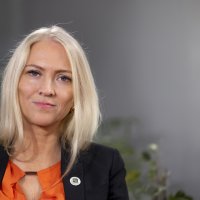 Lill Sverresdatter Larsen. Forbundsleder i NSF